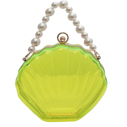 Sac à main transparent en forme de coquillage pour briller lors de vos soirées d'été