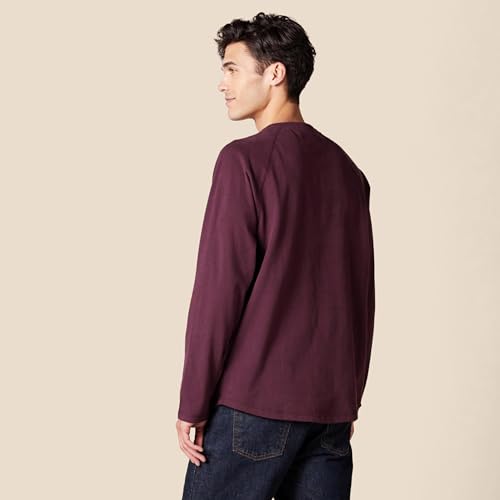 Image of Amazon Essentials Men's Long-Sleeve Henley Shirt