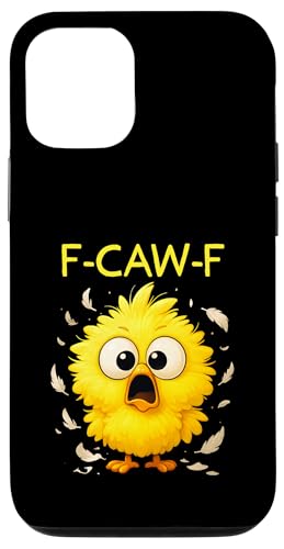Caw Chicken Crazy Chick Lady Messy Bird J[gD[ [A X}zP[X iPhone 12/12 Pro p