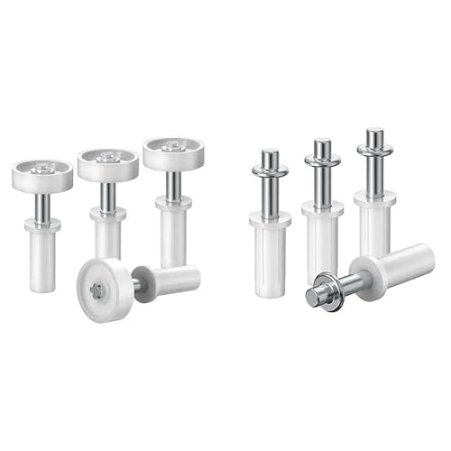 Herrajes para puerta plegable Bi-fold 40 piezas, guía superior con ruedas para clósets, despensas y lavanderías miniatura 3