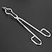 Stainless Steel Crucible Tongs, Straight Tips Beaker Holder Pliers Metal Refining Casting Tool for Laboratory Industry(11.8 inch)