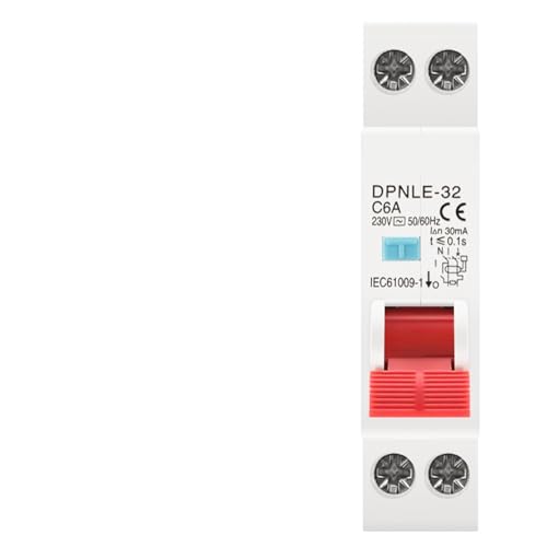 Disjoncteur différentiel 10A avec coupure 6KA contre fuites et surcharges