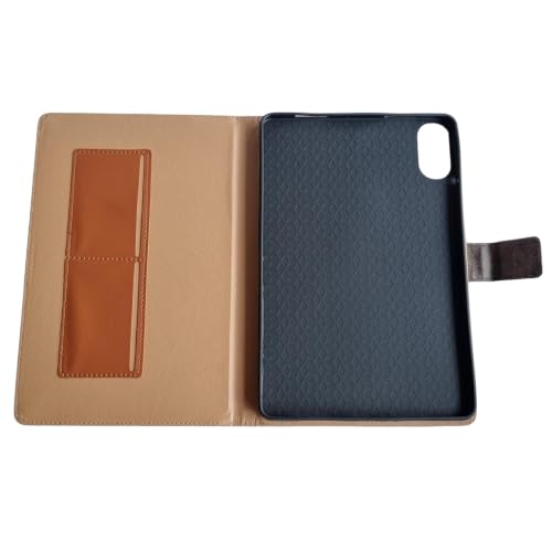 Image of M Cart Case Cover for Xiaomi Redmi Pad 2 11 inch Case, Synthetic Leather Flip Stand Case Cover for Xiaomi Redmi Pad 2 11 inch Tablet Cover (Texture Light Brown)