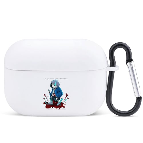 �A���_�[�e�[�� �T���Y AirPods Pro �P�[�X (2023/2022/2019)�p AirPods Pro ��2����/�P�[�X AirPods Pro2 �L�[�`�F�[���t�� TPU�J�o�[ [�h�o&�ϏՌ���] �����[�d�\