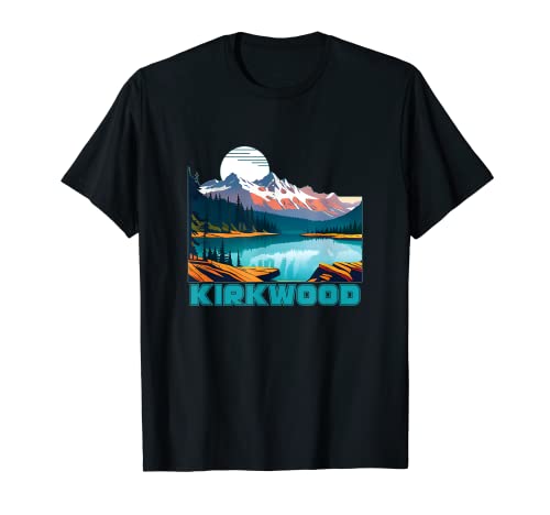 Kirkwood Souvenir Apparel – Retro Vintage Kirkwood Camiseta