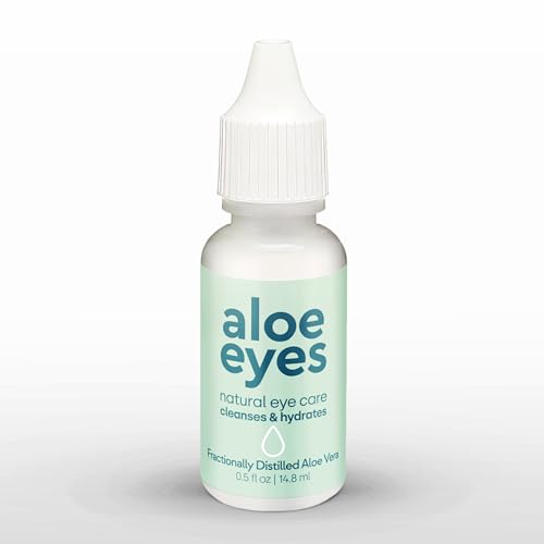 Aloe Eyes Drops - Preservative-Free Dry Eye Relief - Natural Eye Care - Alternative to Eye Wipes -...