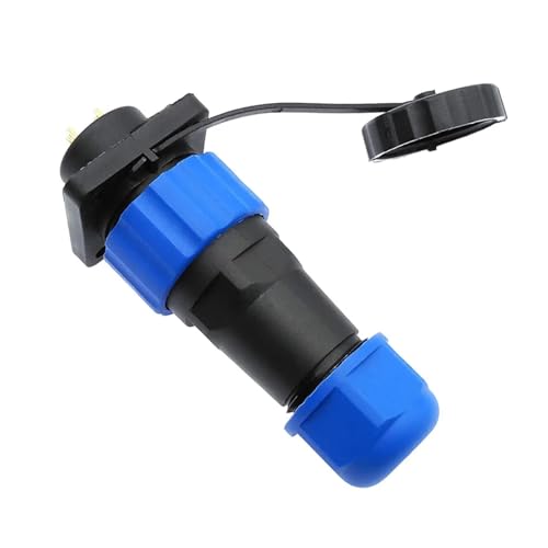 Conector SP20 de 3 pines con brida y chasis robusto IP68 para ingeniería de precisión 3
