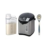 Tiger PDU-A30U Electric Hot Water Boiler and Warmer (Black) - Efficient 3-liter Stainless Kettle - Rapid Boiling, Auto Shut-Off Bundle with...