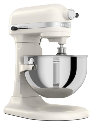 Image of KitchenAid 5.5 Quart Bowl-Lift Stand Mixer with 11 Speeds, KSM55SXXX, Porcelain White