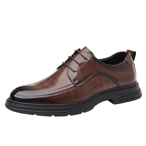 Men's Leather Dress Shoes Autumn Arrival Business Casual Formal Oxfords British Style Wedding Groom Shoes