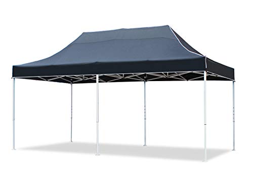 Image of Invezo Outdoor Gazebo Canopy Tent 10 x 20 feet (Black, Premium (47 KGS))