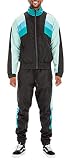 Weiv Gear Men’s Tracksuit Set – 2 Piece Outfit Casual Active Full Zip Up Windbreaker Jacket and Draw