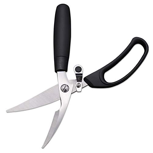 Tijeras de cocina multiusos para huesos de pollo, corte de alimentos de acero inoxidable, cocina creativa/tijeras de cocina