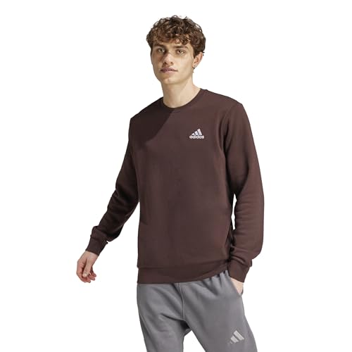 Image of adidas Mens Cotton M Feelcozy Swt Crew Neck Sweatshirt