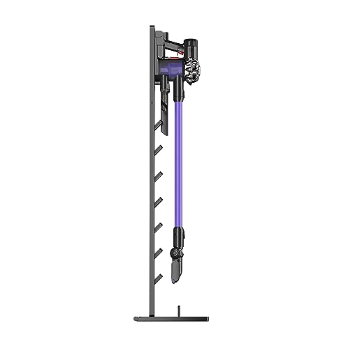 Mount Plus HAB-502 7 Metal Storage Stand Made for Dyson V6 V7 V8 V10 V11 V15 Handheld Cordless Cleaner | Stable Metal Storage Rack | THE ONLY 7 Accessory Holders On the Market