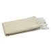Explore Land Cotton Shemagh Keffiyeh Tactical Desert Scarf Neck Head Wrap with Tassel for Men Women (White and Tan, one size)