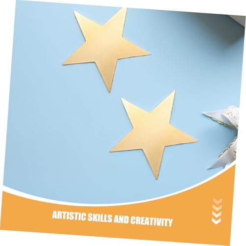 Estrellas de Papel Doble Cara para Decorar Tableros Escolares sin Cortar Manualmente 4