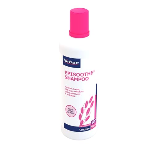 Virbac Episoothe Shampoo Tratamento Peles Sensíveis e Irritadas para Cães e Gatos 500 mL