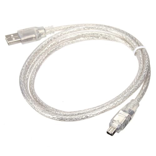 xiwai USB-Stecker auf Firewire IEEE 1394 4-poliger Stecker iLink-Adapterkabel für SONY DCR-TRV75E DV