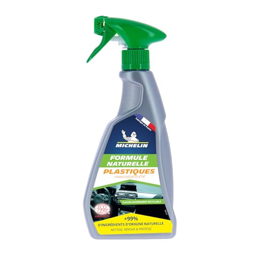 MICHELIN 009172 Nettoyant Plastique Auto, Formule Naturelle, Parfum fraîcheur d'été, 500 ml