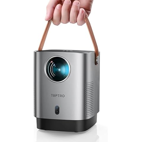 TOPTRO TR23 Mini Projector with 5G WiFi Cover