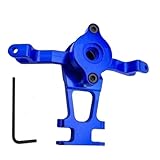AFDHGS Aluminum Steering Assembly for Traxxas 1/10 E-REVO 2.0, E-Revo, Revo, Slayer Pro 4X4, Summit - Enhanced Durability and Style (Replaces 5344/5344X) (Blue)