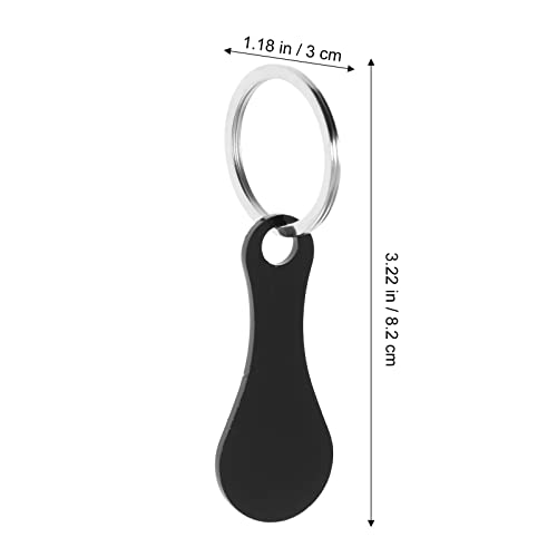 MAGICLULU Trolley Coin 4Pcs Shopping Trolley Token Key Ring Stainless Steel s for Shopping Cart Trolley Tokens - Image 3