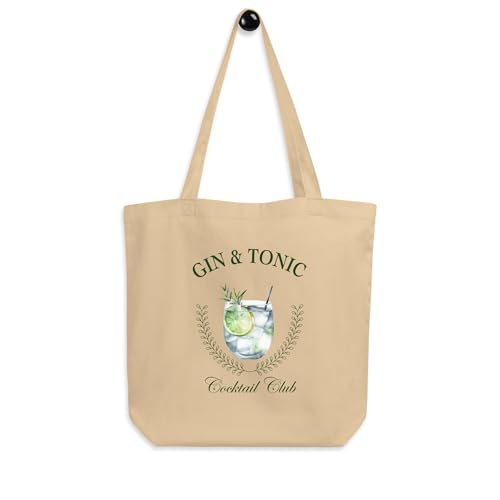 Winnie Rose Apparel Gin & Tonic Cocktail Club Eco Tote Bag