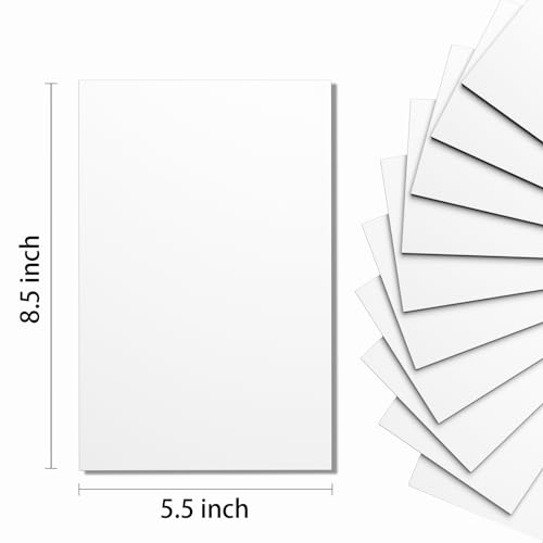 Do²ping White Foam Sheets Crafts, 8.5x5.5 Inch Eva Craft Foam Paper for Crafts Project Classroom Scrapbook DIY Cosplay (White-10 Sheets) - Image 2