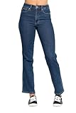 Model wearing Judy Blue High Waist Tummy Control Classic Straight Jeans