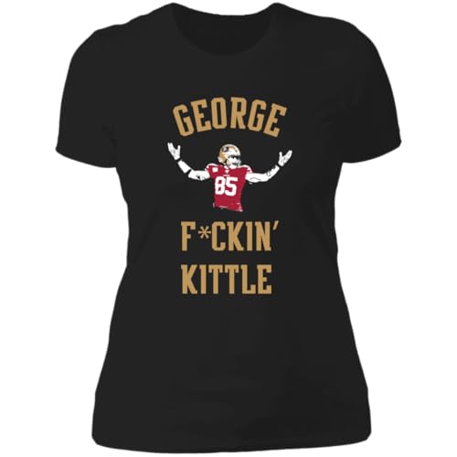 George Kittle Shirt Women Womens Black