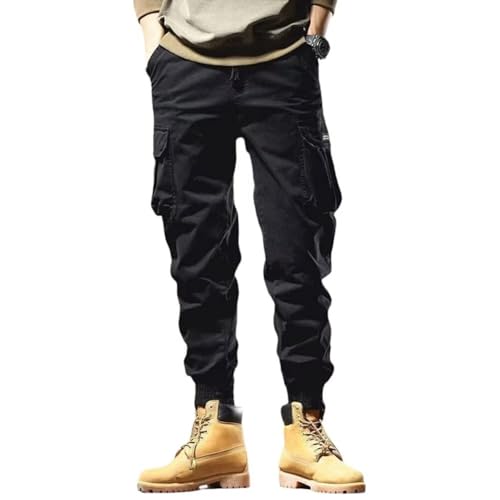 Rivccku Men's Tactical Cargo Pants Hiking Pants Outdoor Ranger Work Lightweight with Multi Pockets
