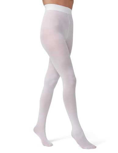 Image of HUE Women's Opaque Sheer to Waist Tights 40 Denier Soft High Waist Pantyhose