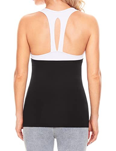 Musidora Pregnancy Belly Band Maternity Belly Band Plus Size Belly Band Belly Bands For Pregnant Women Belly Bands (Black+Black Xxl) #TOP4