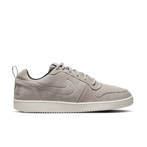Image of Nike Men Court Borough Low PREM Cobblestone /Cobblestone-Black Basketball Shoes 6 UK