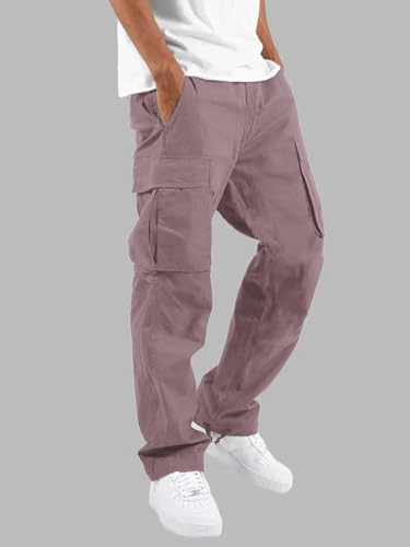 Image of Noble Monk Men's Cargo Pant | Drawstring | Solid Cargo | Multi Pockets Trackpant