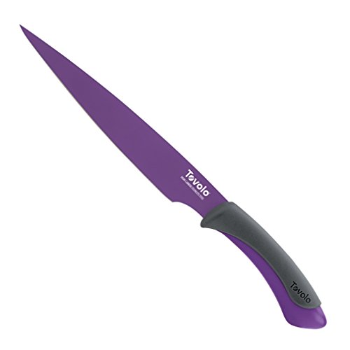 Image of Tovolo Comfort Grip Stainless Steel Slicing Knife for Fish, Pork, Poultry, 8.5 Inches