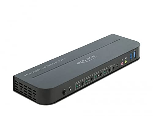 DeLOCK 11483 commutateur écran, Clavier et Souris Noir