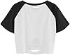 Avanova Women's Raglan Tee Short Sleeve Distressed... #1