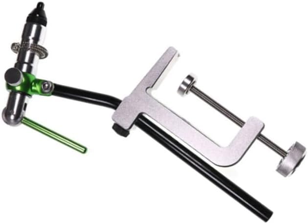 1 PCS Fly Tying Vise Tools C-Clamp Tying Vise with Steel Hardened Jaws Rotating Hook Tools Tying Thread Bobbin Holder