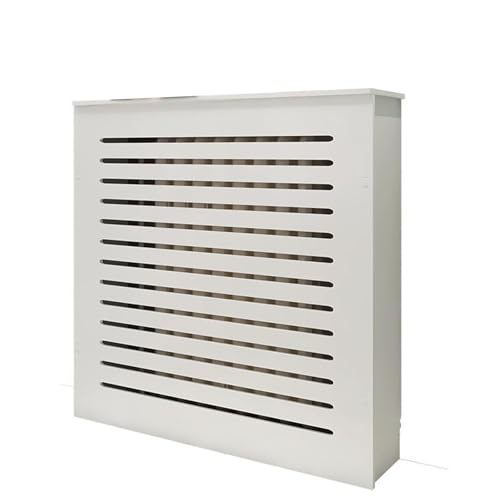 家庭用ルーバーラジエーターカバー ラジエーターキャビネット ホワイト カバー 高密度PVCシート ルーターキャビネット キャビネット ルーター 収納 オフィス 廊下 バスルーム 寝室に最適(40x50x20cm/16x20x8in)