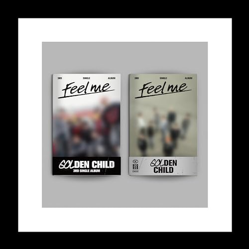 Golden Child Feel me 3rd Single Album CD+Photobook+Photocard+Polaroid+Postcard+Tracking Sealed GC (Random Version)