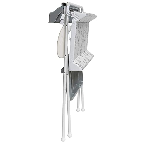 ib style® KOA commode met badkuip | mobiele commode | inklapbaar | 4 decors | My Little Farm Grey - Image 7