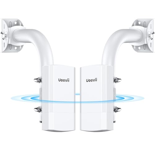 UeeVii 5.8G Point to Point Wireless Bridge with 2 Brackets for Barn Garage - image 1