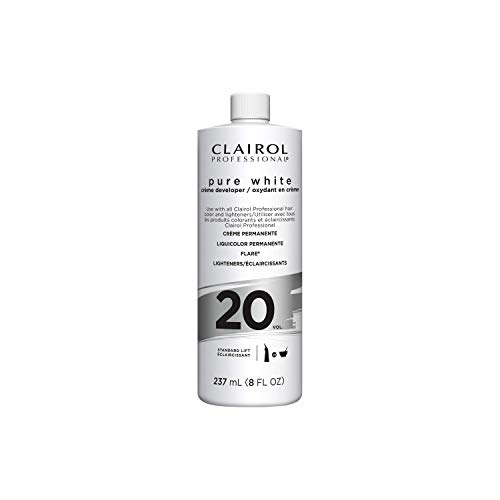 Clairol Professional Pure White 20vol Crème Developer, 8 oz.