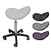 Vivezen - Tabouret Ergonomique, Selle de Cheval à roulettes réglable en Hauteur de 49.5 à 68 cm et pivotable à 360° - 4 Coloris