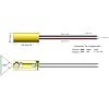 VLM-520-27 LPA Green Line Laser Module, Direct Green Laser Diode, Class I, Line Width 3.5mm @10m, 520nm, 90 Emitting Angle
