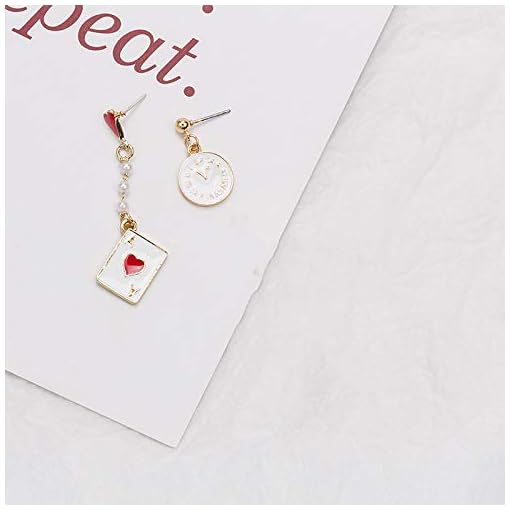 Playing Card & Clock Earrings - Image 4