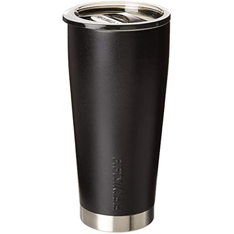 FIFTY/FIFTY T16000041 16oz - Matte Black Tumbler - Smoke Slide Lid Cover