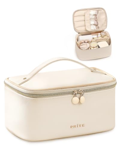 Prite Makeup Bag Travel Cosmetic Case, Women...